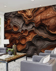 Wooden Contour Wall